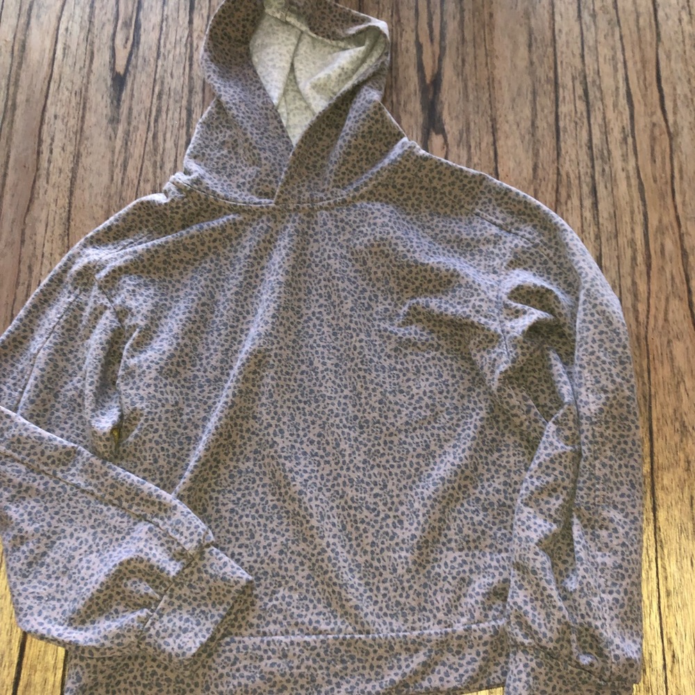 Black and brown spotted hoodie